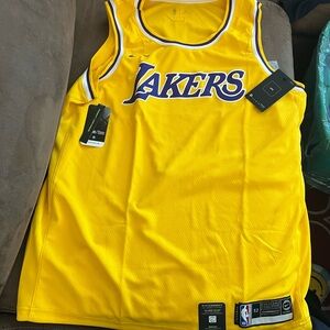 Nike Lakers Yellow and Purple Home Jersey